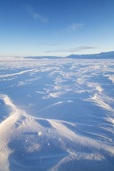 Winter landscape, Lyngen Alps, Troms region, Norway