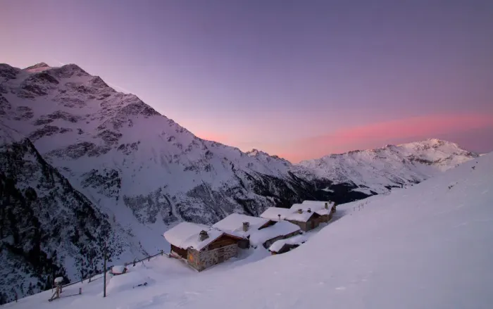 Framed Print : Winter sunrise. the Stelvio National Park, Sondrio district, Lombardy, Italy Framed Print : Winter sunrise. the Stelvio National Park, Sondrio district, Lombardy, Italy