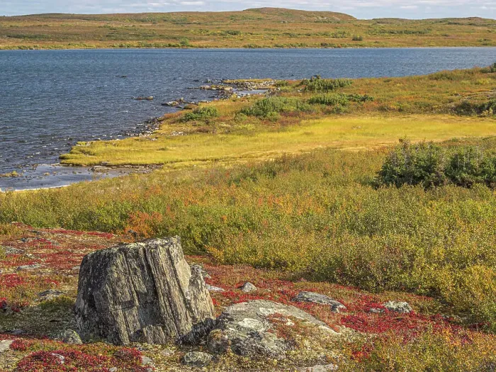 Framed Print : Wolf Lake in Autumn, Nunavik, Quebec, Canada Framed Print : Wolf Lake in Autumn, Nunavik, Quebec, Canada