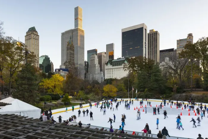 Framed Print : Wollman Ice rink, Central Park, Manhattan, New York City, USA Framed Print : Wollman Ice rink, Central Park, Manhattan, New York City, USA