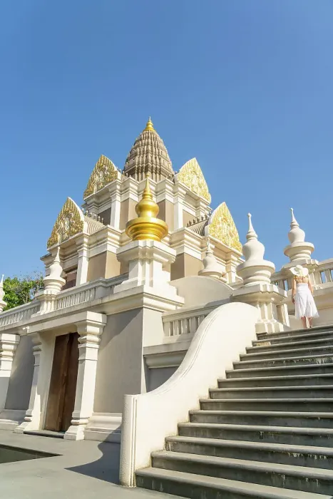 Framed Print : A woman at Chaithararam Temple also known as Wat Chalong, Chalong, Phuket, Thailand (MR) Framed Print : A woman at Chaithararam Temple also known as Wat Chalong, Chalong, Phuket, Thailand (MR)