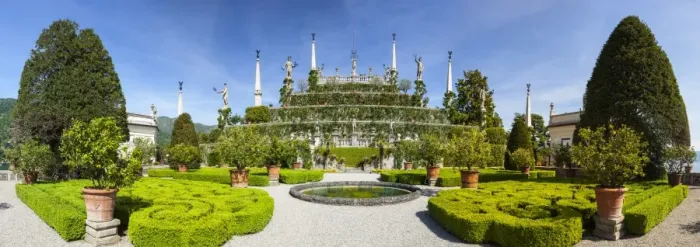 Framed Print : The wonderfully ornate Baroque gardens of the Teatro Massimo, Isola Bella, Lake Maggiore Framed Print : The wonderfully ornate Baroque gardens of the Teatro Massimo, Isola Bella, Lake Maggiore