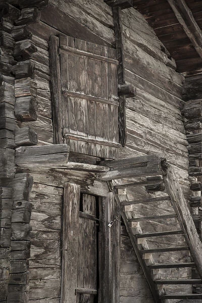 Wooden chalet  /  hut, Zermatt, Valais, Switzerland