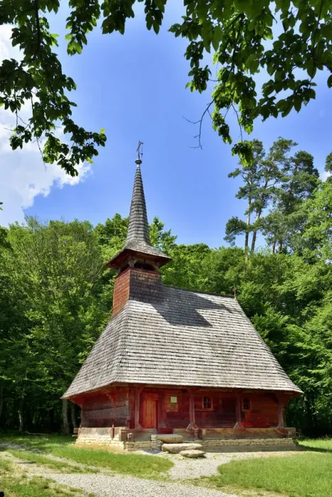 Framed Print : Wooden church dating back to the 17th century from Dretea, Cluj county Framed Print : Wooden church dating back to the 17th century from Dretea, Cluj county