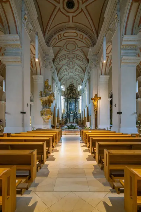 Framed Print : Wooden pews in Cathedral of St. Nicholas, Ceske Budejovice, South Bohemian Region, Czech Republic Framed Print : Wooden pews in Cathedral of St. Nicholas, Ceske Budejovice, South Bohemian Region, Czech Republic