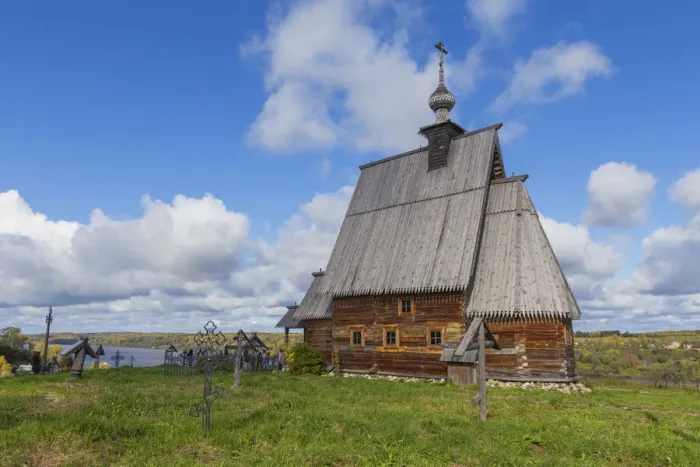 Framed Print : Wooden Resurrection church, 1699, Plyos, Ivanovo region, Russia Framed Print : Wooden Resurrection church, 1699, Plyos, Ivanovo region, Russia