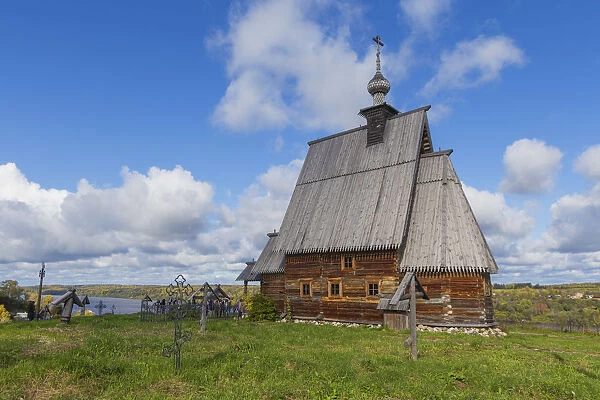 Wooden Resurrection church, 1699, Plyos, Ivanovo region, Russia