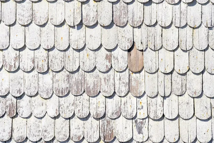 Framed Print : Detail of wooden roofing tile on house, Achao, Quinchao Island, Chiloe Province, Los Lagos Region, Chile Framed Print : Detail of wooden roofing tile on house, Achao, Quinchao Island, Chiloe Province, Los Lagos Region, Chile