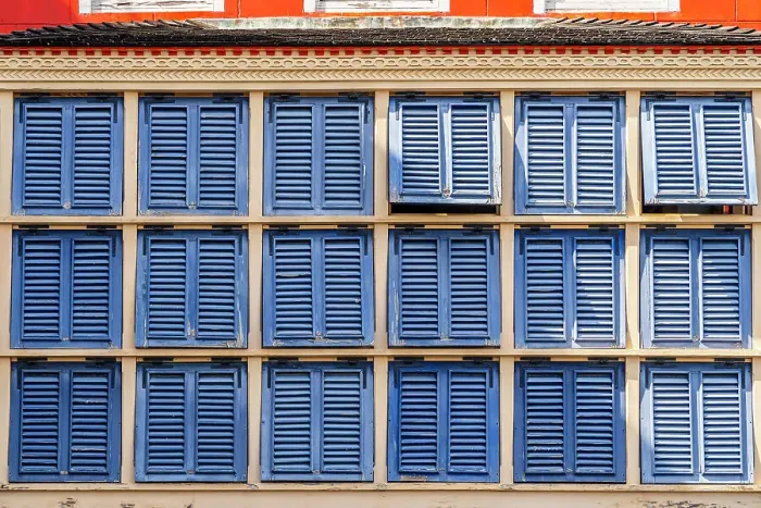 Framed Print : Wooden shuttered windows, Bridgetown, Barbados, Caribbean Framed Print : Wooden shuttered windows, Bridgetown, Barbados, Caribbean