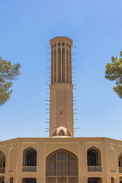 World highest windcatcher, windtower, badgir, Dowlatabad Garden, Yazd, Yazd Province