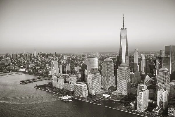 One World Trade Center & Lower Manhattan, New York City, New York, USA