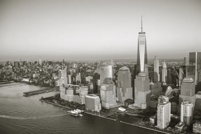 Framed Print : One World Trade Center & Lower Manhattan, New York City, New York, USA Framed Print : One World Trade Center & Lower Manhattan, New York City, New York, USA
