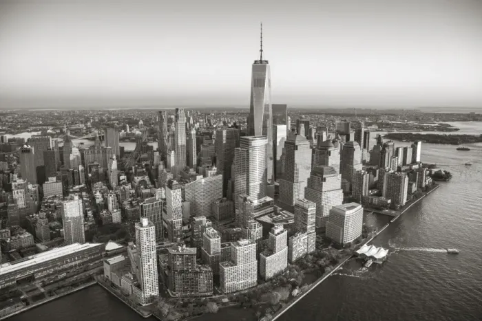 Framed Print : One World Trade Center & Lower Manhattan, New York City, New York, USA Framed Print : One World Trade Center & Lower Manhattan, New York City, New York, USA