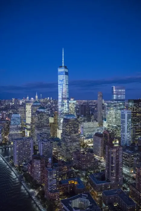 Framed Print : One World Trade Center and Lower Manhattan, New York City, New York, USA Framed Print : One World Trade Center and Lower Manhattan, New York City, New York, USA