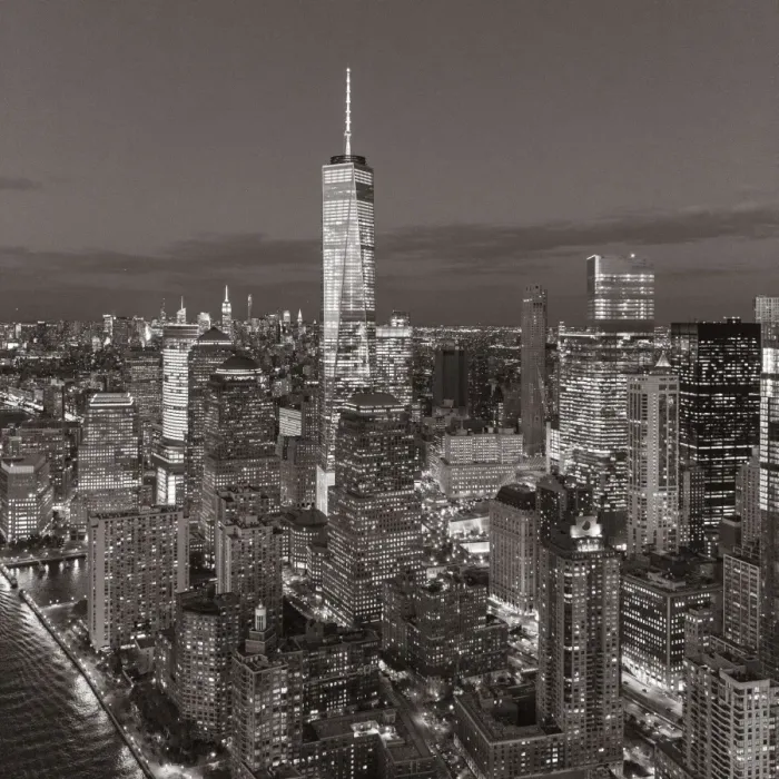 Framed Print : One World Trade Center & Lower Manhattan, New York City, New York, USA Framed Print : One World Trade Center & Lower Manhattan, New York City, New York, USA