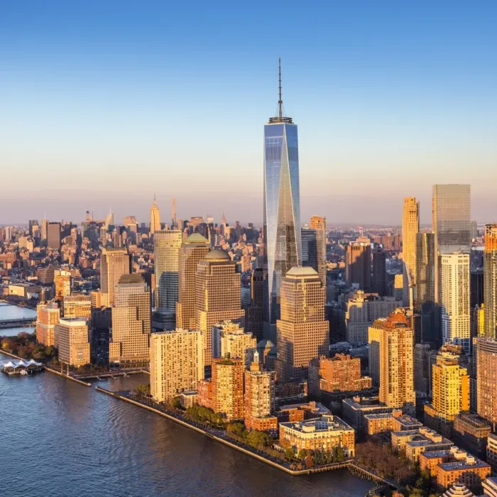 Framed Print : One World Trade Center & Lower Manhattan, New York City, New York, USA Framed Print : One World Trade Center & Lower Manhattan, New York City, New York, USA