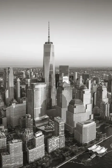 Framed Print : One World Trade Center & Lower Manhattan, New York City, New York, USA Framed Print : One World Trade Center & Lower Manhattan, New York City, New York, USA