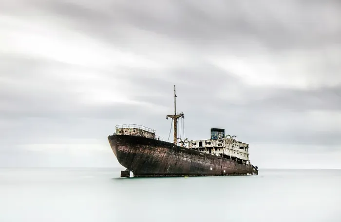 Framed Print : Wreck of the Telamon, near Arrecife, , Lanzarote, Canary Islands, Spain Framed Print : Wreck of the Telamon, near Arrecife, , Lanzarote, Canary Islands, Spain