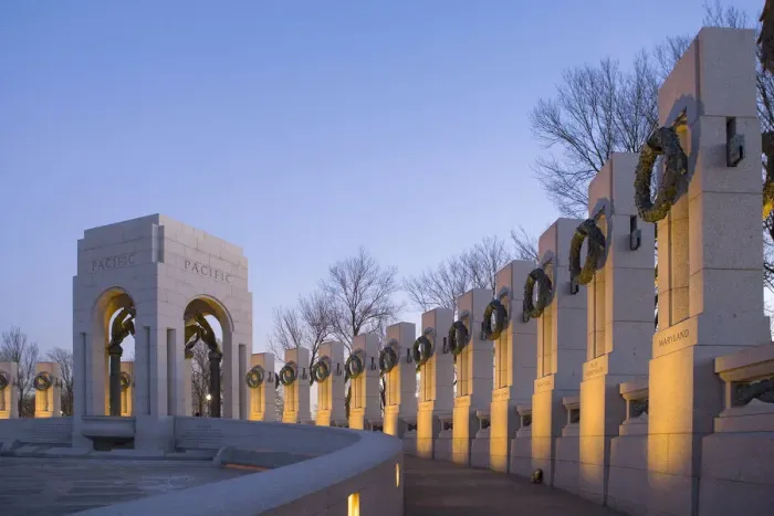 Framed Print : WWII Memorial, Washington DC, USA Framed Print : WWII Memorial, Washington DC, USA