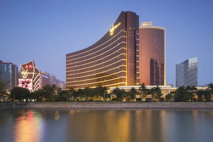 Framed Print : Wynn Hotel and Casino at dusk, Macau, China