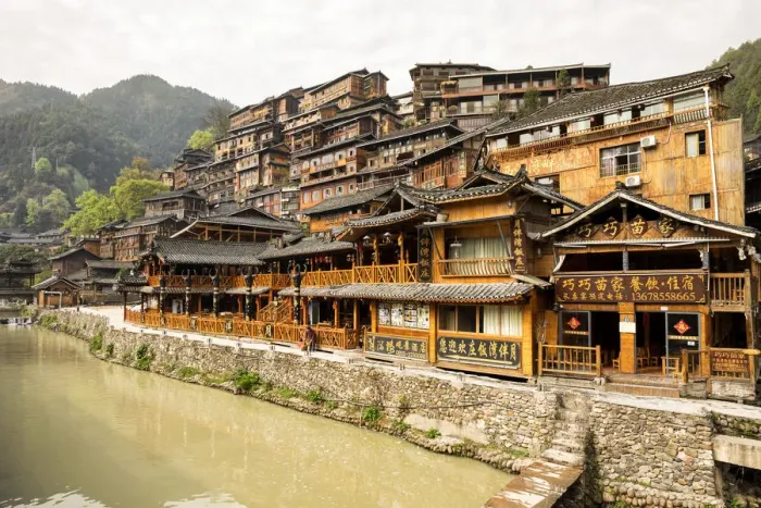 Framed Print : Xijiang Thousand Houses Miao Village, Guizhou, China Framed Print : Xijiang Thousand Houses Miao Village, Guizhou, China