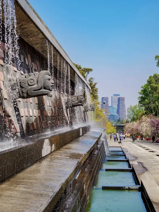 Framed Print : Xochipilli Fountain, Avenida de los Compositores, Bosque de Chapultepec Park, Mexico City, Mexico Framed Print : Xochipilli Fountain, Avenida de los Compositores, Bosque de Chapultepec Park, Mexico City, Mexico