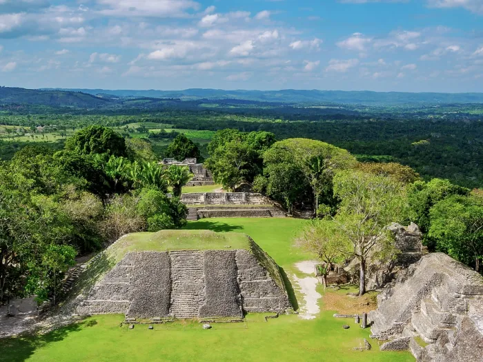 Framed Print : Xunantunich Archaeological Site, elevated view from El Castillo, Cayo District, Belize Framed Print : Xunantunich Archaeological Site, elevated view from El Castillo, Cayo District, Belize