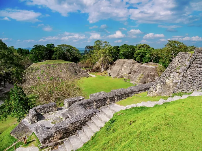 Framed Print : Xunantunich Archaeological Site, elevated view from El Castillo, Cayo District, Belize Framed Print : Xunantunich Archaeological Site, elevated view from El Castillo, Cayo District, Belize