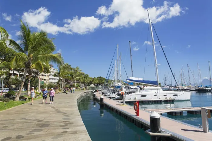Framed Print : Yachts in harbour, Pape ete, Tahiti, French Polynesia Framed Print : Yachts in harbour, Pape ete, Tahiti, French Polynesia