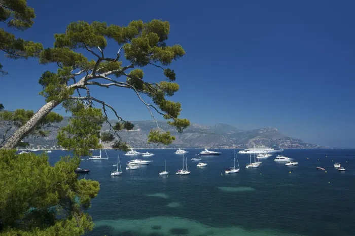 Framed Print : Yachts, Paloma Beach, Saint Jean Cap Ferrat, Cote Azur, Alpes-Maritimes Framed Print : Yachts, Paloma Beach, Saint Jean Cap Ferrat, Cote Azur, Alpes-Maritimes