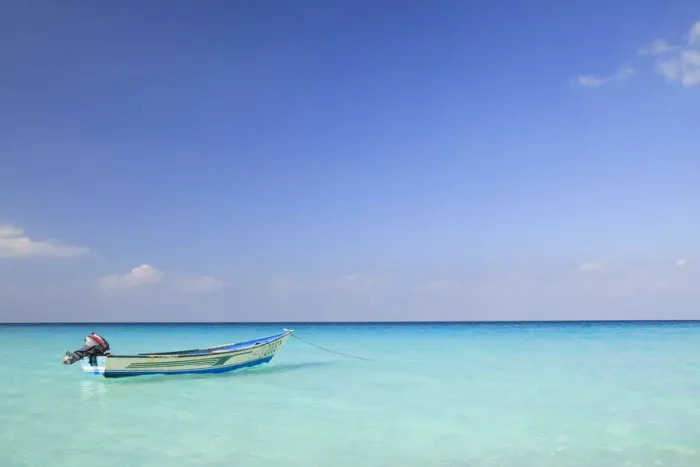 Framed Print : Yemen, Socotra, Sha ab. A boat moored in the sea at Sha ab Framed Print : Yemen, Socotra, Sha ab. A boat moored in the sea at Sha ab