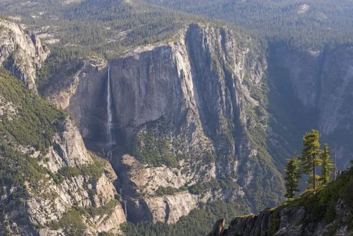 Framed Print : Yosemite Falls photographed from Taft Point, Yosemite National Park, California, USA Framed Print : Yosemite Falls photographed from Taft Point, Yosemite National Park, California, USA