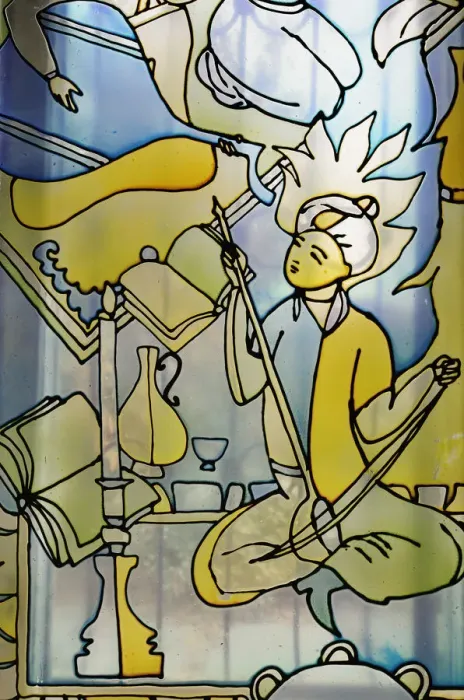 Framed Print : Detail of Yunus Rajabiy museum. He was (1897-1976) a legendary composer of Shashmaqam Framed Print : Detail of Yunus Rajabiy museum. He was (1897-1976) a legendary composer of Shashmaqam