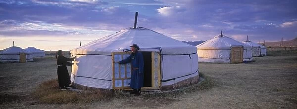 Yurts (Mongolian dwellings)
