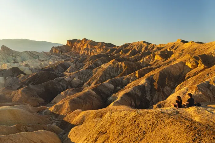 Framed Print : Zabriskie Point at sunset, Death Valley National Park, California, USA Framed Print : Zabriskie Point at sunset, Death Valley National Park, California, USA