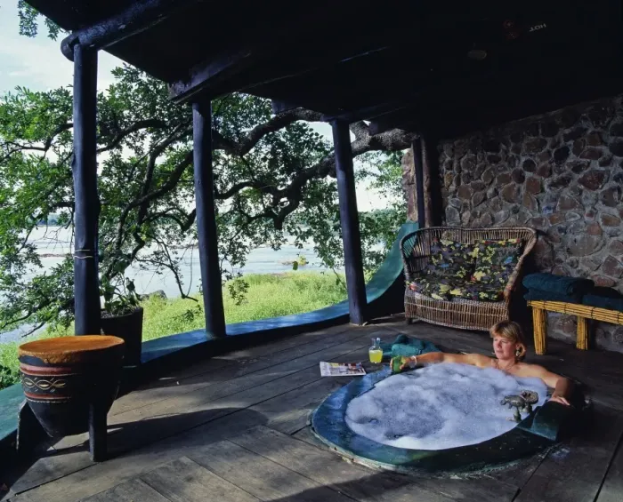Framed Print : Zambia, Livingstone, Tongabezi Lodge