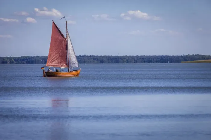 Framed Print : Zeesen boat on the bay near Althagen, Mecklenburg-Western Pomerania, Northern Germany Framed Print : Zeesen boat on the bay near Althagen, Mecklenburg-Western Pomerania, Northern Germany