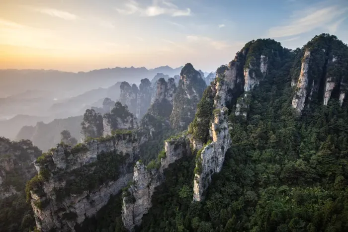 Framed Print : Zhangjiajie National Forest Park, (Hallelujah Mountains), Zhangjiajie