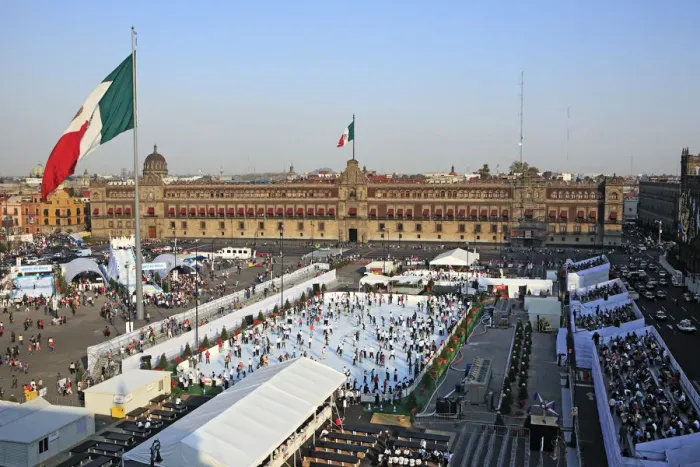 Framed Print : Zocalo square and National palace, Mexico City, Mexico Framed Print : Zocalo square and National palace, Mexico City, Mexico