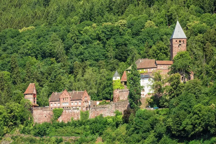 Framed Print : Zwingenberg Castle, Neckartal Valley, Odenwald, Burgenstrasse, Baden-Wurttemberg; Germany Framed Print : Zwingenberg Castle, Neckartal Valley, Odenwald, Burgenstrasse, Baden-Wurttemberg; Germany