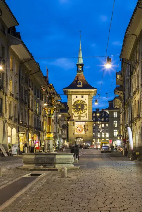 Framed Print : Zytglogge (Clock Tower), Kramgasse, Bern, Berner Oberland, Switzerland Framed Print : Zytglogge (Clock Tower), Kramgasse, Bern, Berner Oberland, Switzerland