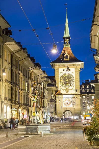 Zytglogge (Clock Tower), Kramgasse, Bern, Berner Oberland, Switzerland