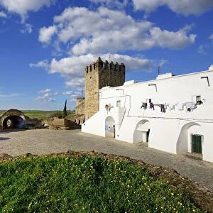 The 13th century castle and walled village of Campo Maior. Alentejo, Portugal