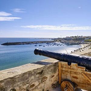 The 18th century cannons that protected the village of Sines against the north african