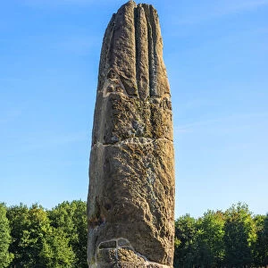 4000 year-old Gollenstein, tallest menhir of central Europe, Blieskastel, Saarland