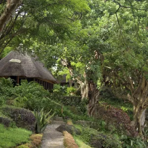 Accommodation at the lodge on Mfangano Island