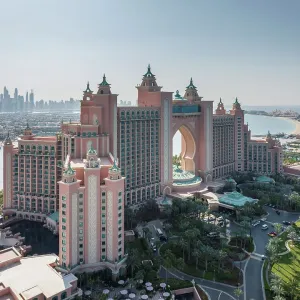 Aerial View Print of Atlantis Hotel on Palm Jumeirah, Dubai Aerial View Print of Atlantis Hotel on Palm Jumeirah, Dubai