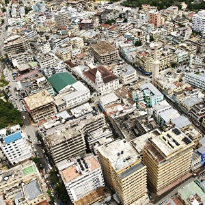 Aerial view of Dar es Salaam, Tanzania