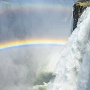 Africa, Zambia. The Victoria Falls and the devils pool