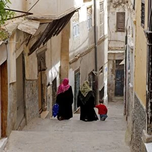 Algeria, Algiers. Women in the Kasbah